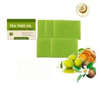 Savon à l'Huile de Tea Tree (Barre) - Savon pour Hommes | Nettoyant Hydratant pour un Sentiment de Peau Apaisante, Nettoyage Profond Quotidien & Exfoliation pour Visage & Corps (5)