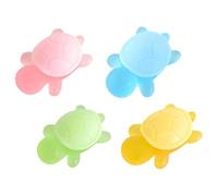 Savon à l'huile pour - 4 x savon naturel pour en forme de tortue, barre de lavage moussante douce, formule nourrissante à base de, parfum doux apaisant pour la peau | Nettoyant