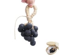 Savon à motif raisins fabriqué à la main, savon naturel à froid, savons artisanaux, décoration d'intérieur exquise et choix de cadeau pour le lavage des mains et l'air frais pour homme et femme (noir