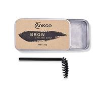 Savon à sourcils 3D - Transparent - Longue durée - Cire naturelle pour sourcils