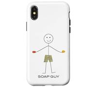 Savon Amusant pour Homme Coque pour iPhone X/XS
