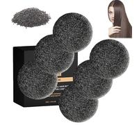 Savon anti-cheveux gris,savon noir au sésame et au ginseng,shampoing nettoyant en profondeur,savon noircissant pour che/veux et barbe,hydratant et volumateur pour un nettoyage du cuir chevelu (6 PCS)