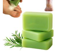 Savon apaisant, savon à l'huile d'arbre à thé, routine naturelle à base de plantes pour les pieds, formule à base de plantes, contrôle des odeurs et nettoyage rafraîchissant quotidien (3pcs)