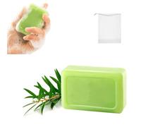 Savon apaisant, savon à l'huile d'arbre à thé, routine naturelle à base de plantes pour les pieds, savons naturels pour les pieds et le corps pour une peau saine (1pcs)