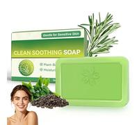 Savon Arbre à Thé 100g, 3 Pack Savon Antifongique, Savons Doux et Naturels pour les Pieds et le Corps, Hydrate la peau, Contre Les Démangeaisons et L'acné, pour Hommes Femmes (1PC)