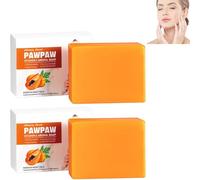 Savon artisanal au lait de chèvre et à la vitamine C et à la papaye Savon nettoyant à la papaye Savon éclaircissant Savon exfoliant au lait de chèvre Peau lisse et propre