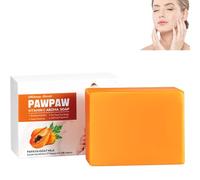 Savon artisanal au lait de chèvre et à la vitamine C et à la papaye Savon nettoyant à la papaye Savon éclaircissant Savon exfoliant au lait de chèvre Peau lisse et propre