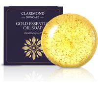 Savon Artisanal Clarimond-Bio Visage & Corps,Huile D'olive,Coco,Arbre À Thé,Feuille D'or-Exfoliant,Hydratant,Végan,Cadeau,Tous Peaux (100g)