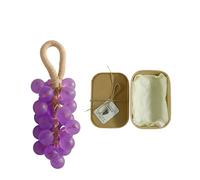 Savon artisanal écologique en grappe de raisin | Savon solide zéro déchet pour le visage, le corps et les mains | Mousse onctueuse et longue durée | Emballage recyclable