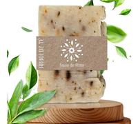 Savon Artisanal et Végan à l’Arbre à Thé - Savon Visage, Mains et Corps | Antibactérien, Purifiant et Biodégradable | Fabriqué en Espagne avec des Ingrédients Naturels | 100 g (1, Arbre à Thé)