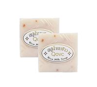Savon artisanal thaïlandais au lait de riz, lot de 5 pièces, nettoyant doux hydratant, éclaircissant naturel, nettoyage en profondeur des pores pour visage, corps et mains (3)