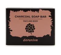 Savon au charbon de bois 85 g - Géranium