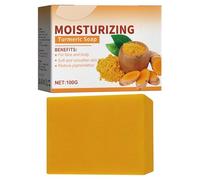 Savon Au Curcuma Pour Éclaircir La Peau, 100g Nettoyant Pour Le Visage Au Curcuma Exfoliant Naturel Éclaircissant Pour La Peau, Savon Éclaircissant, Savon Liquide Pour Peau Claire Au Curcuma, Nett