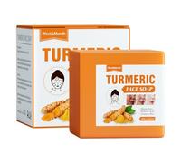 Savon Au Curcuma, Savon Au Curcuma Eclaircissant, Turmeric Soap Bar, Savon Au Curcuma Contre Les Taches,Savon Curcuma Eclaircissant Pour Corps Et Le Visage,Pour Nettoyage,L'élimination Des Taches