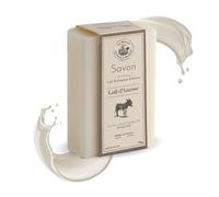 Savon au Lait d'Anesse Bio 115g - Naturel à 98% - Savon corps et visage - Savon Parfumé Lait d'ânesse - Fabriqué en Provence