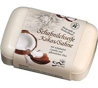Savon au lait de brebis à la noix de coco/crème en coffret double 2 x 100 g