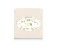 Savon au Lait de Riz 65g JAM | Savon Naturel Thaï | Nettoyant Visage & Corps, Anti-Taches, Anti-Acné & Éclat | Collagène, Glutathione & Vitamine E | Soin Peau Douce, Lisse & Lumineuse