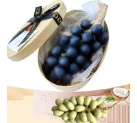 Savon au raisin artisanal, produits de soin pour le visage et le corps, savon de bain en forme de raisin, contenant des extraits végétaux, convient à tous les types de peau. (1, Violet 40 raisins)