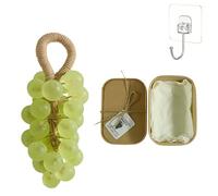 Savon au raisin, savon au raisin fait main, pendentif nettoyant pour le bain et gel douche aromatique, douche élégante, pour tous les types de peau (D#)