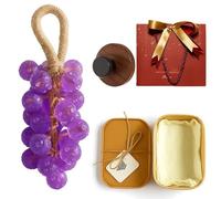 Savon Au Raisin, Savons Nettoyants Doux, Décoratifs For Le Lavage Du Visage Et Du Bain, Méthode De Traitement À Froid For Le Nettoyage Quotidien Et La Décoration Des Espaces(Purple (Lavender scent))