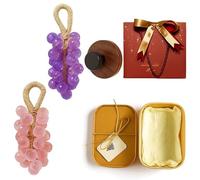 Savon Au Raisin, Savons Nettoyants Doux, Décoratifs For Le Lavage Du Visage Et Du Bain, Méthode De Traitement À Froid For Le Nettoyage Quotidien Et La Décoration Des Espaces(Set-B)