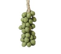 Savon au raisin sur corde,barre artisanale en forme de grappe,savons artisanaux verts saponifiés à froid,savons naturels en forme de raisin pour se laver les mains et respirer l'air frais (40, Vert)