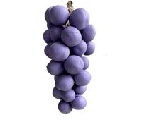 Savon au raisin sur corde,barre artisanale en forme de grappe,savons artisanaux verts saponifiés à froid,savons naturels en forme de raisin pour se laver les mains et respirer l'air frais (40, Violet)