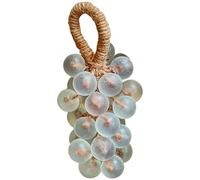 Savon au raisin sur une corde Barre de savons aromatiques décoratifs exquis pour la maison Voyage Hommes Femmes Se laver les mains 180g Savon au raisin bleu, sur une corde, pour les femmes