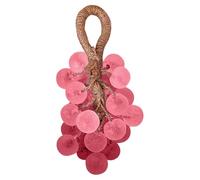 Savon au raisin sur une corde - Savon en forme de raisin fait à la main | Barre de savons aux grappes de Raisiń naturel, shampoing solide é pour le visage et le corps, bain-douche, décoration d'