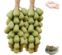 Savon au raisin sur une corde, savon grappe de raisin fait à la main, barre de savon naturelle décorative pour le visage, le corps et les mains, décoration d'intérieur exquise et choix cadeau (2