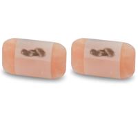 Savon au Sel de l'Himalaya Exfoliation Naturelle Purifiant Intense pour Peaux Mixtes et Grasses (Lot de 2)