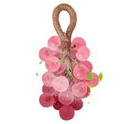 Savon aux grappes de raisin fait à la main - Savon sur une corde, shampooing solide en é, savons en grappes de fruits simulés, nettoyant hydratant pour le corps | Savons de raisin faits