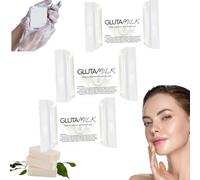 Savon blanchissant au lait, savon au lait, savon pour le visage, savon en barre, savon blanchissant en crème, savon éclaircissant intensif de qualité supérieure (3 pièce)