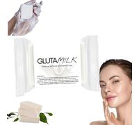 Savon blanchissant au lait, savon au lait, savon pour le visage, savon en barre, savon blanchissant en crème, savon éclaircissant intensif de qualité supérieure (1 pièce)
