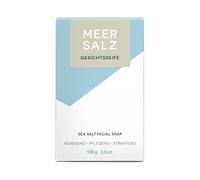 Savon clair au sel de mer 100 g, certifié Cosmos, sans huile de palme, convient aux peaux normales à sèches et squameuses