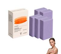 Savon Clinique Kaki Pour Les Personnes Âgées Odeur, Parfum Lavande. (5PCS) | Extrait thé vert, barre désodorisante pour hommes et femmes, douce pour tous les types peau, solution olfactive barre.