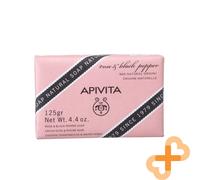 Savon Corporel APIVITA NATUREL Avec Rose Et Poivre Noir 125g Adoucit La Peau