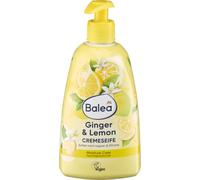 Savon crème au gingembre et citron, 500 ml - Marque DM Allemagne - Compatible avec balea - Cremeseife Ginger & Lemon, 500 ml