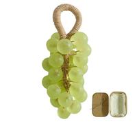 Savon cristal en forme de grappe de raisin, savon artisanal en forme de grappe de raisin, savons décoratifs transparents en cristal, les baptêmes et les spas. (Green)