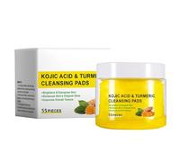 Savon Curcuma Visage, Mousse Nettoyante Visage, 55 Tampons Nettoyants Démaquillants, Turmeric Soap - Tampons Nettoyants Quotidiens Pour Le Visage, Réutilisables, Pour Mère, Épouse