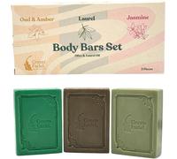 Savon D`Alep, Coffret De 3 Savons: Laurier, Oudh & Ambre, Jasmin. À L`Huile D`Olive Et De Laurier, Savon À L`Huile D`Olive, Savon Naturel, Luxury Aleppo Soap
