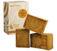 Savon D'alep 3 X 200g (Elegant) 20% Huile De Laurier,80% Huile D'olive,Savon À L'huile D'olive,Naturel,Aleppo Soap,Fait Main,Vegan,Pour Le Visage Et Le Corps.