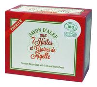 Savon D'alep Premium Bio Aux 7 Huiles Et Aux Graines De Nigelle
