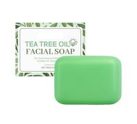 Savon d'arbre à thé antifongique antifongique, traitement antifongiques antibactérien pour l'acné du visage et du corps, le pied de l'athlète, la tinea, la teigne folliculite jock démangeaisons, 100g