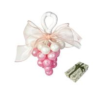 Savon de bain fait main en forme de raisin avec perles nacrées, boucle tressée, savon décoratif pour adultes et présentoir