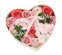 Savon de bain Rose Fleur florale Bouquet de pétales rose parfumés pour la Saint-Valentin