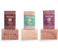 Savon De Bali - Coffret Cadeau Barre De Savon Naturel, Savon Pour Le Visage Ou Le Corps, Pour Femmes, Hommes, 3 Savons Vari¿¿S 100 Grammes Chacun