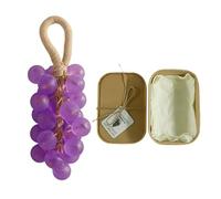 Savon de Douche - Nettoyant Visage en Forme de Raisin Hygiène,Savon pour les Mains Hydratant en Barre,Pour Hommes Femmes Santé De La Peau Douche Maison Voyage Domicile