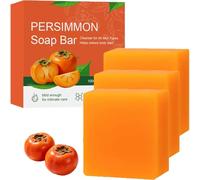 Savon de kaki pour contrôler les odeurs corporelles à l'extrait de kaki, savon naturel pour le corps et le visage, convient à tous les types de peau (3)