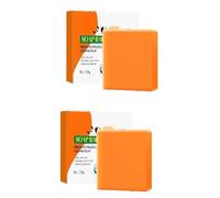Savon de kaki, savon de barre du corps déodorant naturel, confortable et hydratant, enlevez une forte odeur,2PCS